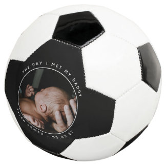 Balón De Fútbol Foto del Día del Primer Padre