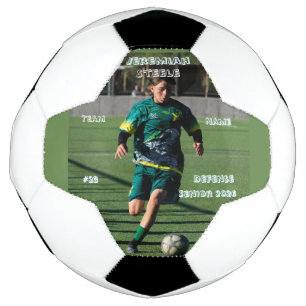 Balón De Fútbol Foto personalizada de jugador de fútbol para noche