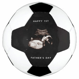 Balón De Fútbol Fotografía del Sonograma del Feliz Día del Padre P