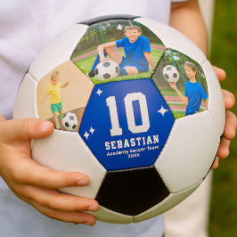 Balón De Fútbol Fotos y texto personalizados de jugadores de equip