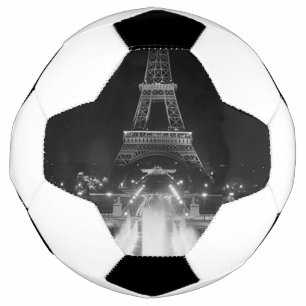 Balón De Fútbol Fuente de París Vintage Torre Eiffel noche Dart Bo
