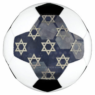 Balón De Fútbol Fuerte vibra de Hanukkah de SlipperyJoe's estrella