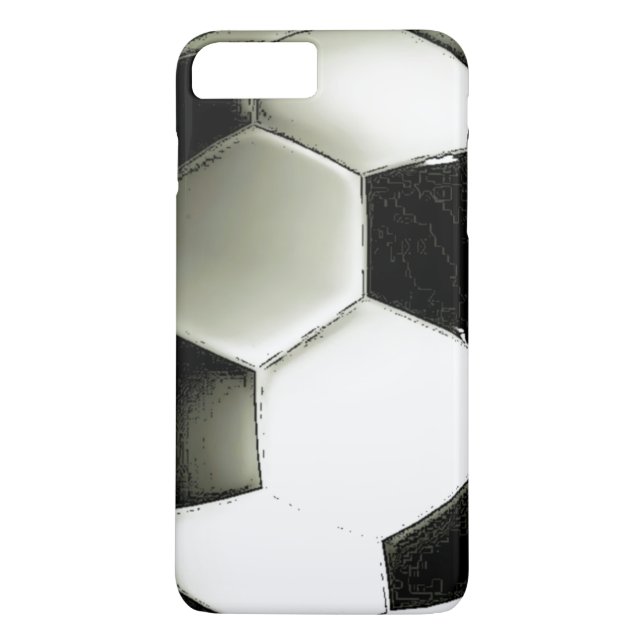 Balón de fútbol - Funda para iPhone 7 Plus de fútb (Reverso)