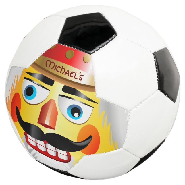 Balón De Fútbol Funny Soldado De Juguetes Nutcracker Con Mustache  (Tres cuartos)