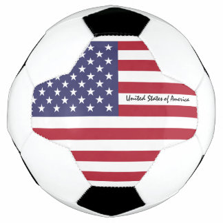 Balón De Fútbol Fútbol americano y bandera de los Estados Unidos /