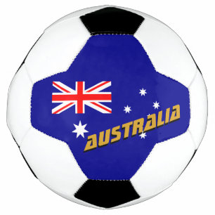 Balón De Fútbol Fútbol australiano y bandera australiana / deporte