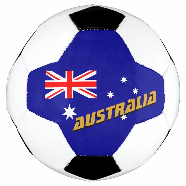 Balón De Fútbol Fútbol australiano y bandera australiana / deporte (Anverso)