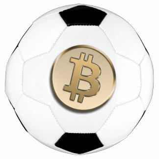 Balón de fútbol / fútbol de Bitcoin de oro