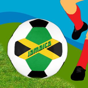 Balón De Fútbol Fútbol de Jamaica y Bandera de Jamaica / Deporte