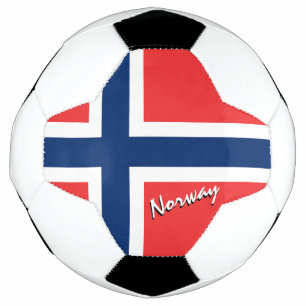 Balón De Fútbol Fútbol de Noruega y Bandera noruega/Deportes
