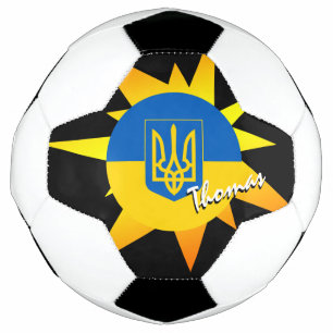 Balón De Fútbol Fútbol de Ucrania y Bandera de Ucrania / BANG