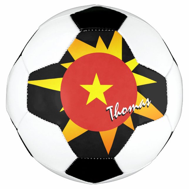 Balón De Fútbol Fútbol de Vietnam y Bandera Vietnamita / BANG (Anverso)