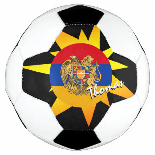 Balón De Fútbol Fútbol en Armenia y bandera armenia / BANG