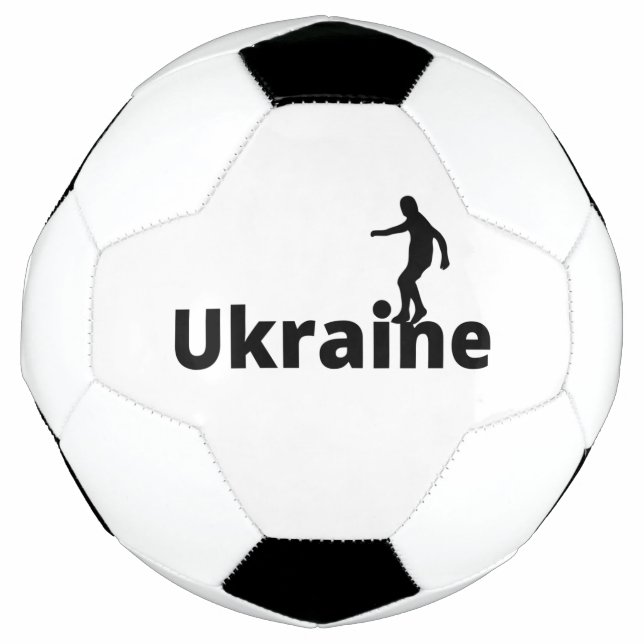 Balón De Fútbol Fútbol en Ucrania (Anverso)