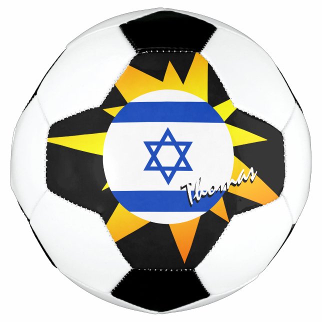 Balón De Fútbol Fútbol israelí y bandera israelí / BANG (Anverso)