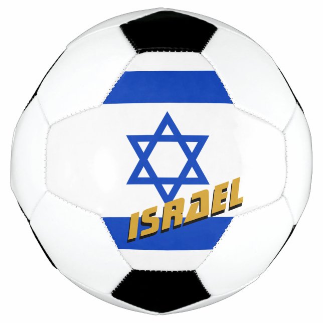 Balón De Fútbol Fútbol israelí y bandera israelí / deporte (Anverso)