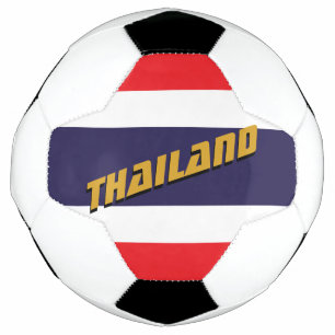 Balón De Fútbol Fútbol patriótico tailandés y bandera tailandesa /