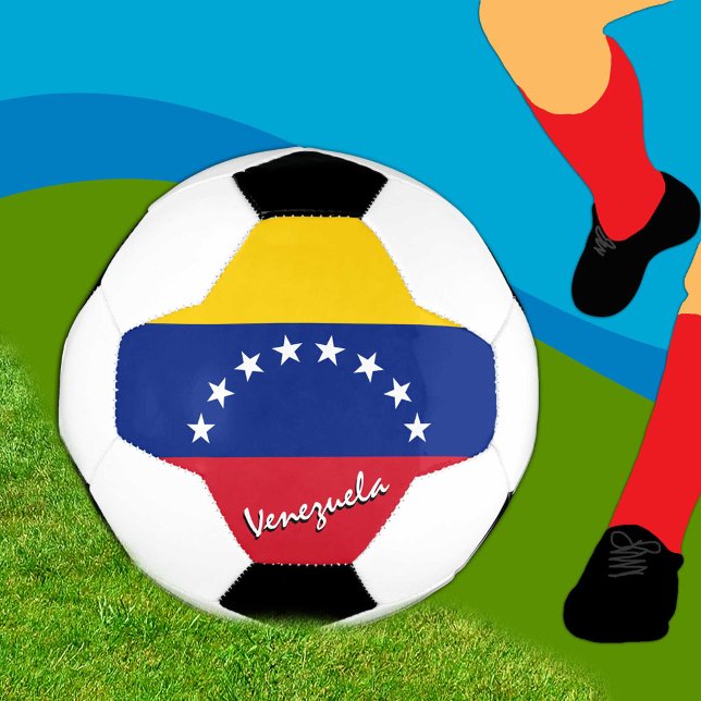 Balón De Fútbol Fútbol Venezuela y Bandera Venezolana / Deporte (Subido por el creador)