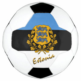 Balón De Fútbol Fútbol y Bandera Estonica/Deportes de Estonia