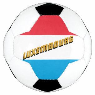 Balón De Fútbol Fútbol y bandera luxemburguesa / deportes