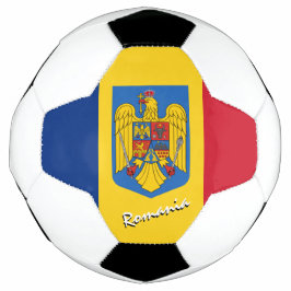 Balón De Fútbol Fútbol y Bandera Rumana / Deporte