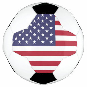 Balón De Fútbol Futbolista de la bandera de los Estados Unidos de 