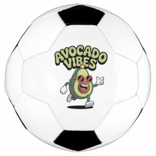 Balón De Fútbol Gafas divertidas aguacate