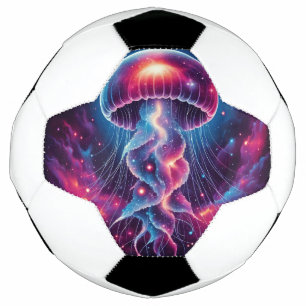 Balón De Fútbol Galaxia de arte de medusas cósmicas