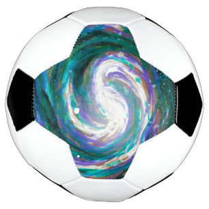 Balón De Fútbol Galaxia pintada a mano