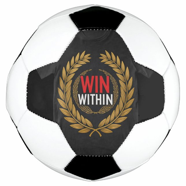 Balón De Fútbol "Ganar dentro". (Anverso)