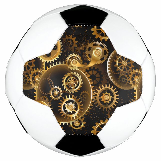 Balón De Fútbol Gases de bronce de vapor sin soldadura (Anverso)