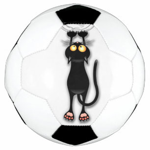 Balón De Fútbol Gato divertido personaje rascando tela
