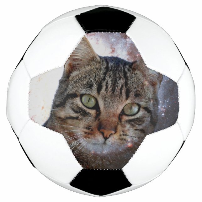 Balón De Fútbol Gato espacial (Anverso)