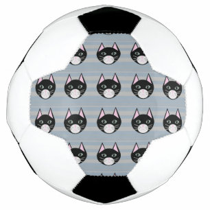 Balón De Fútbol Gato negro, bandas