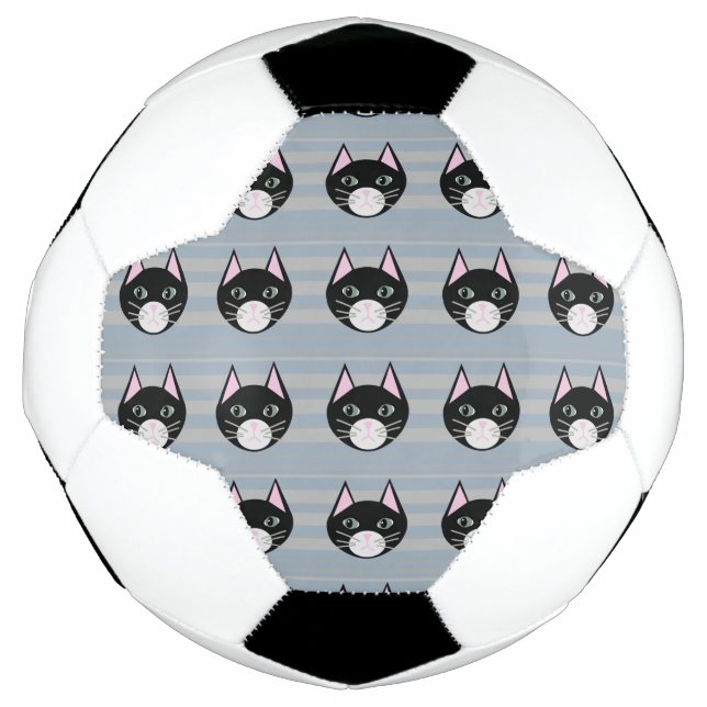 Balón De Fútbol Gato negro, bandas (Anverso)