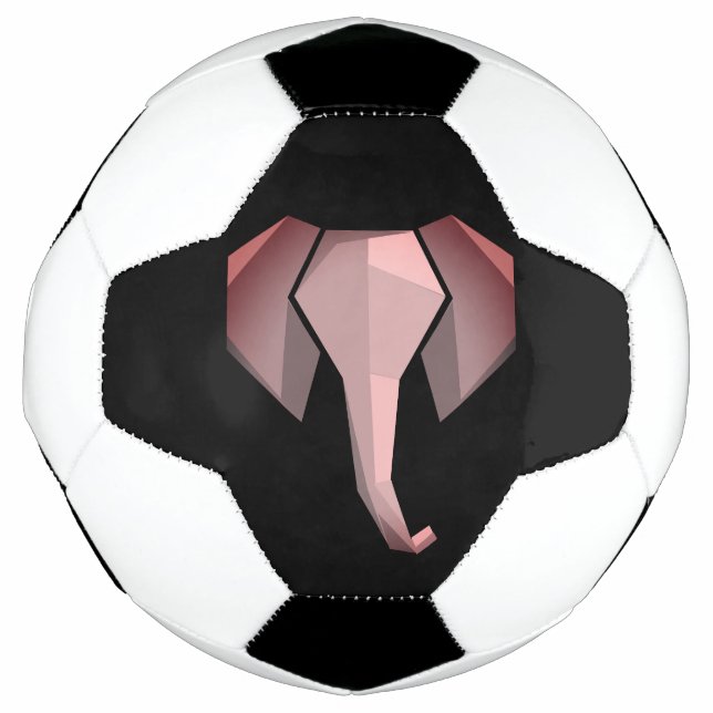 Balón De Fútbol Geometría Cabeza elefante (Anverso)