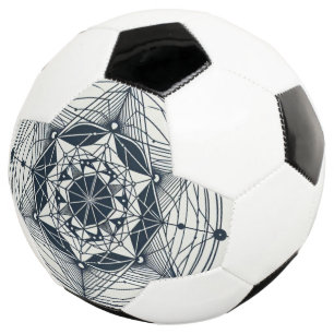 Balón De Fútbol Geometría de estrella: simetría de medianoche