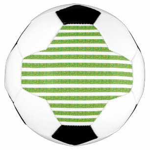 Balón De Fútbol Geométrico Verde