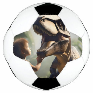 Balón De Fútbol Gigante suave: El amigable T-Rex al que le encanta