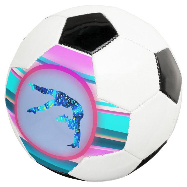 Balón De Fútbol Gimnasia chica, Tumblores de potencia, manantial (Tres cuartos)