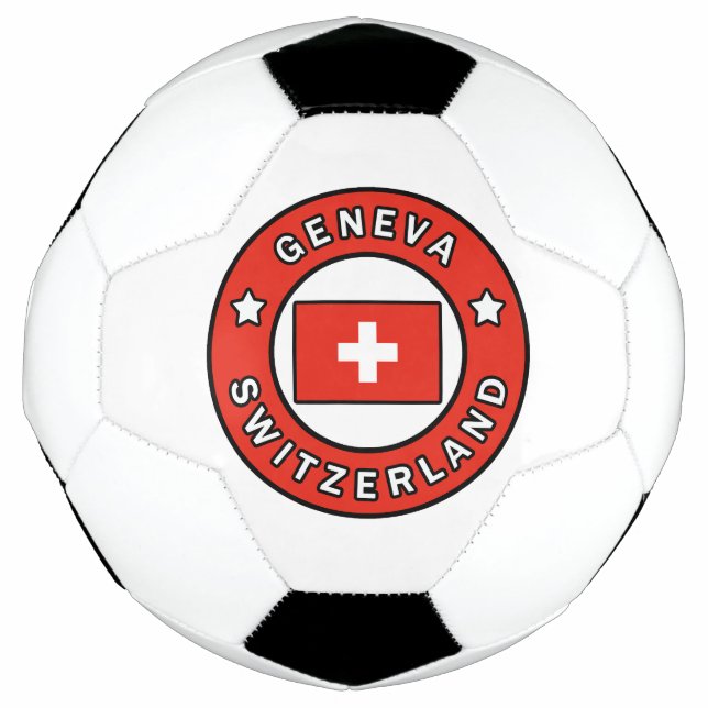 Balón De Fútbol Ginebra Suiza (Anverso)