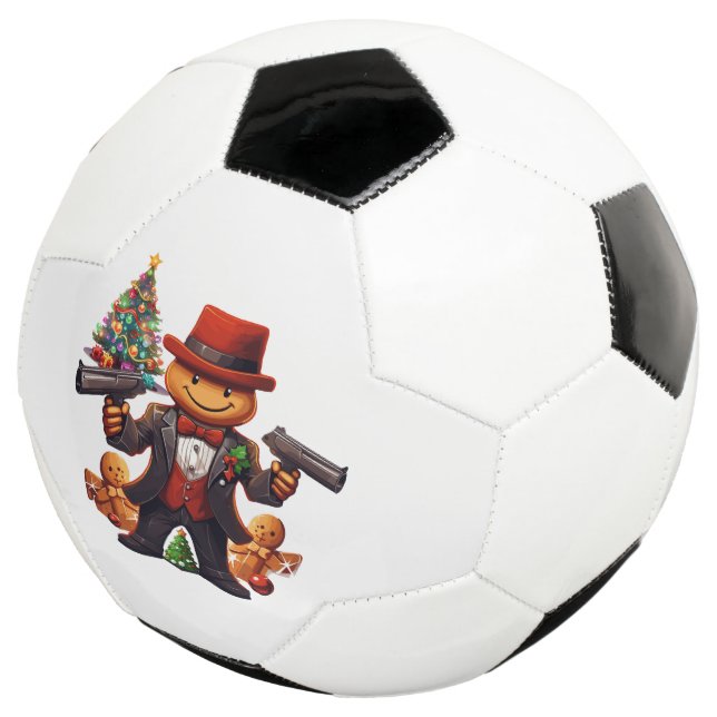 Balón De Fútbol Gingerbread Gangster (Tres cuartos)