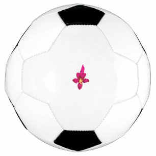 Balón De Fútbol Girly Design, Light Gold, Purplish Red