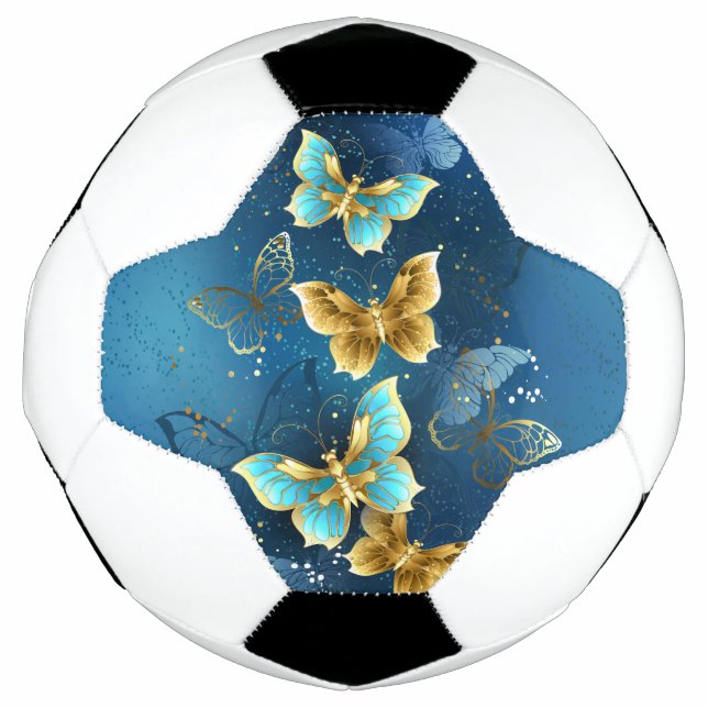 Balón De Fútbol Golden butterflies (Anverso)
