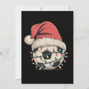 Balón de Fútbol Gorro de Santa de Navidad Deportes