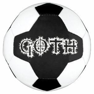 Balón De Fútbol Gótico