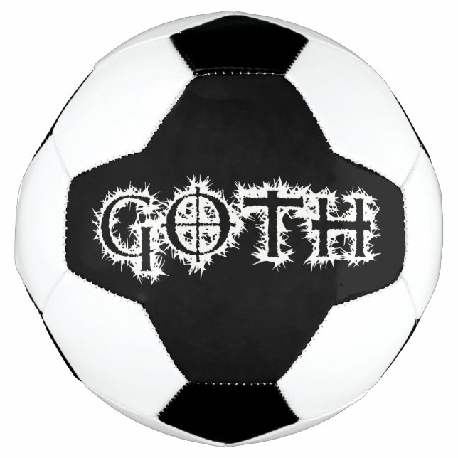 Balón De Fútbol Gótico (Anverso)