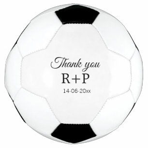 Balón De Fútbol Gracias añadir la letra inicial del nombre de la p