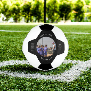 Balón De Fútbol Gracias entrenador de fútbol Personalizado foto y 
