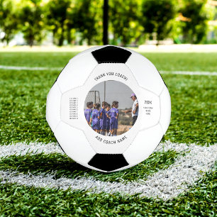 Balón De Fútbol Gracias entrenador de fútbol Personalizado foto y 
